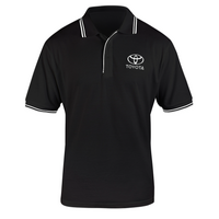 Men&#39;s Toyota Organic Polo Shirt - Black