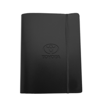 Toyota Recycled Leather A5 Notebook - Black