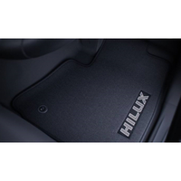 Genuine Toyota Front &amp; Rear Floor Mat Set for Hilux Double SR5 Workmate 2015-On