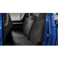 Genuine Toyota Full Canvas Rear Seat Cover Set for Hilux Double Workmate 2015-On